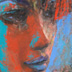 Portrait, Turquoise